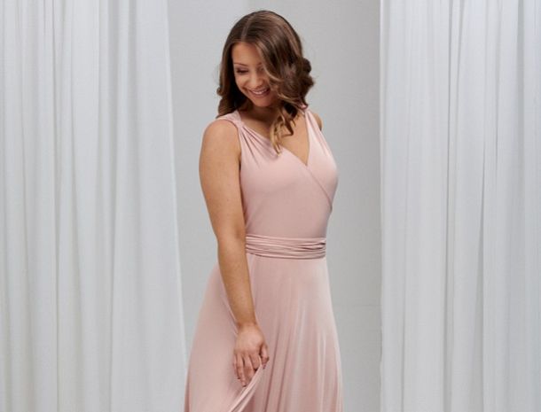 bridesmaids wrap dresses