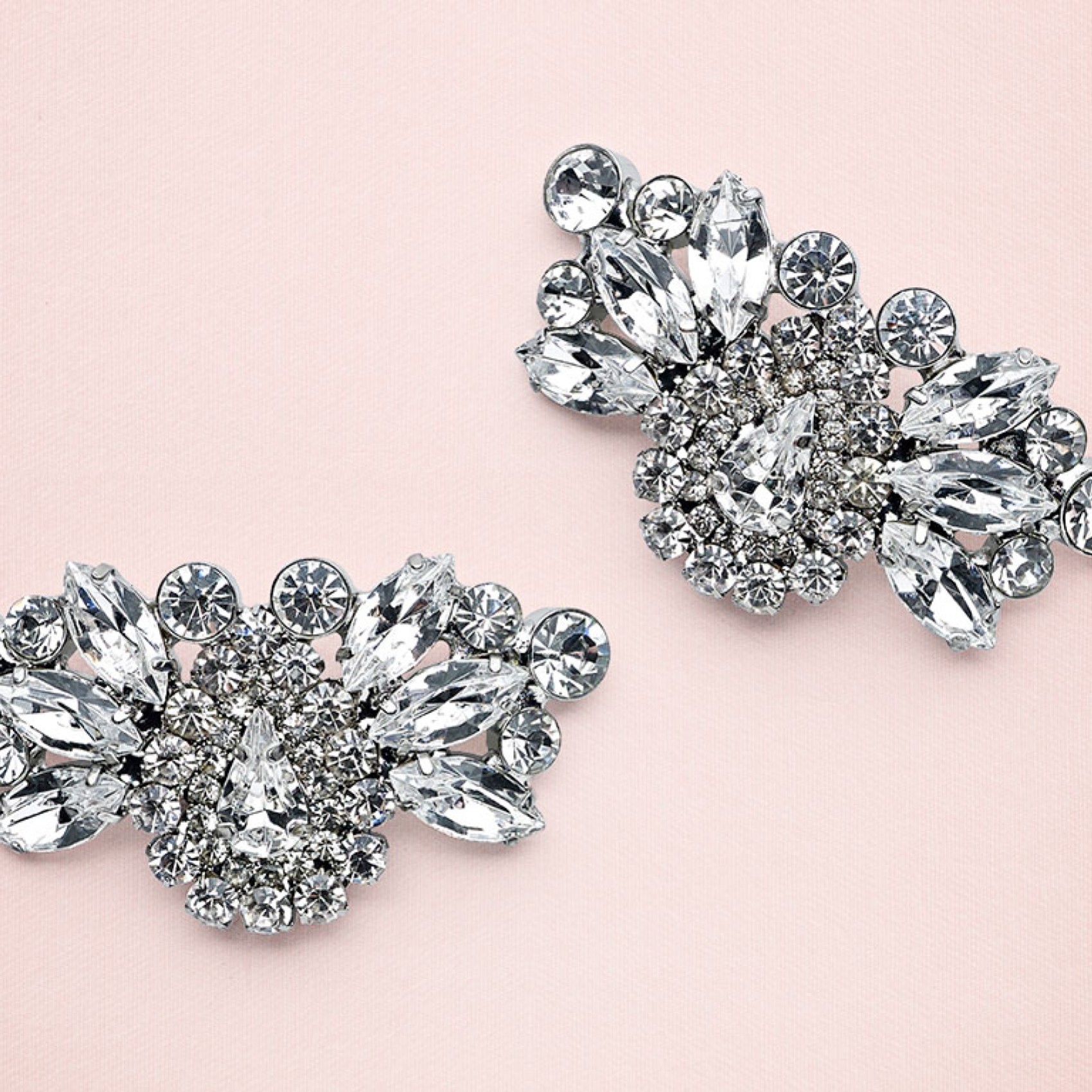 Myra by Rainbow Club | Diamante Brooch Shoe Clips