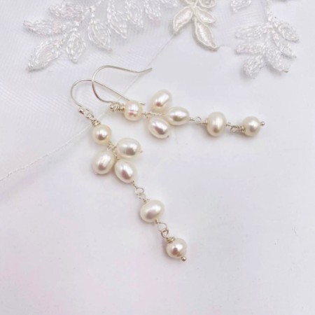 Wedding Earrings | Bridal Earrings | Lace and Favour