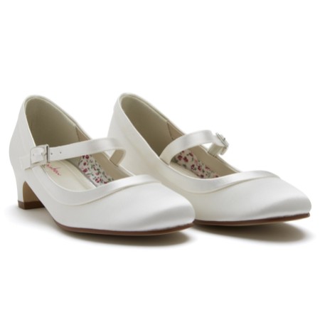 Flower Girl Shoes | Ivory Flower Girl Shoes | Lace and Favour