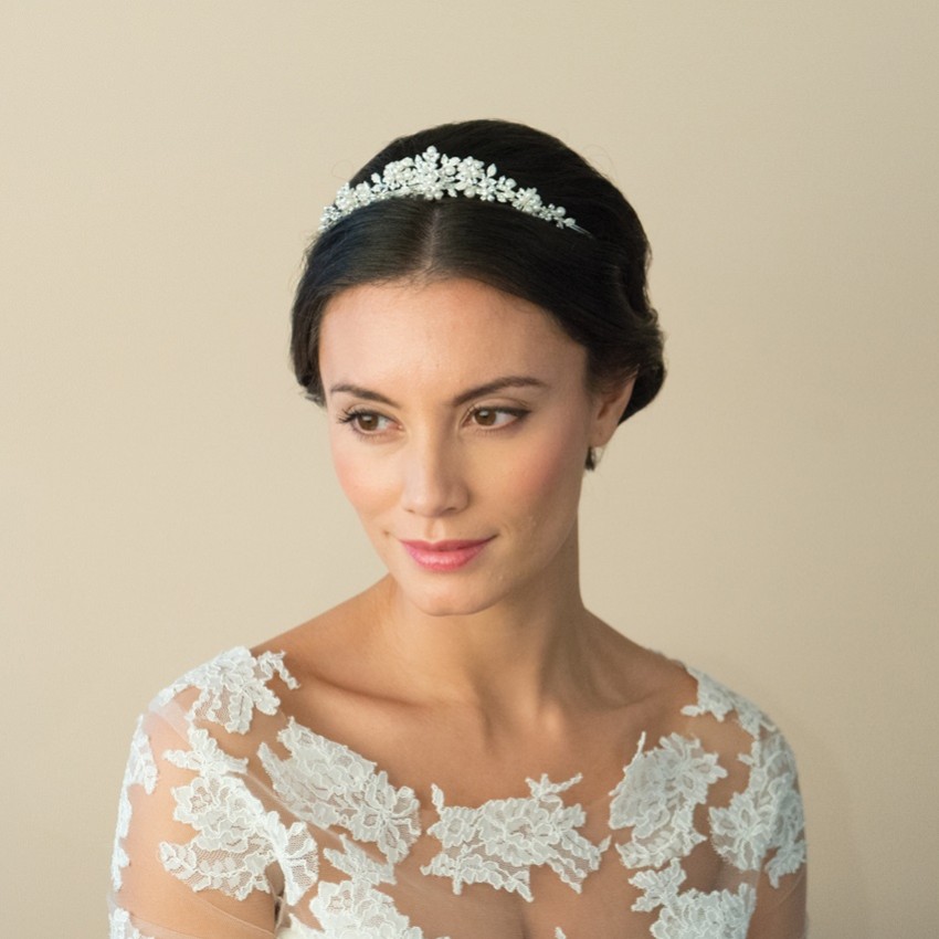 CHANTILLY | ivory wedding crown