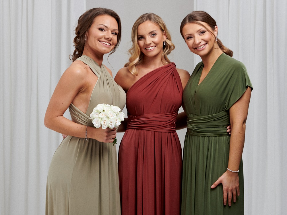 How To Wear Multiway Bridesmaid Dresses